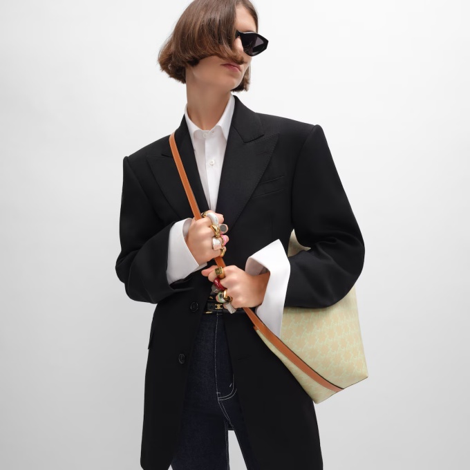 celine soft shopper large capacity tote handbag